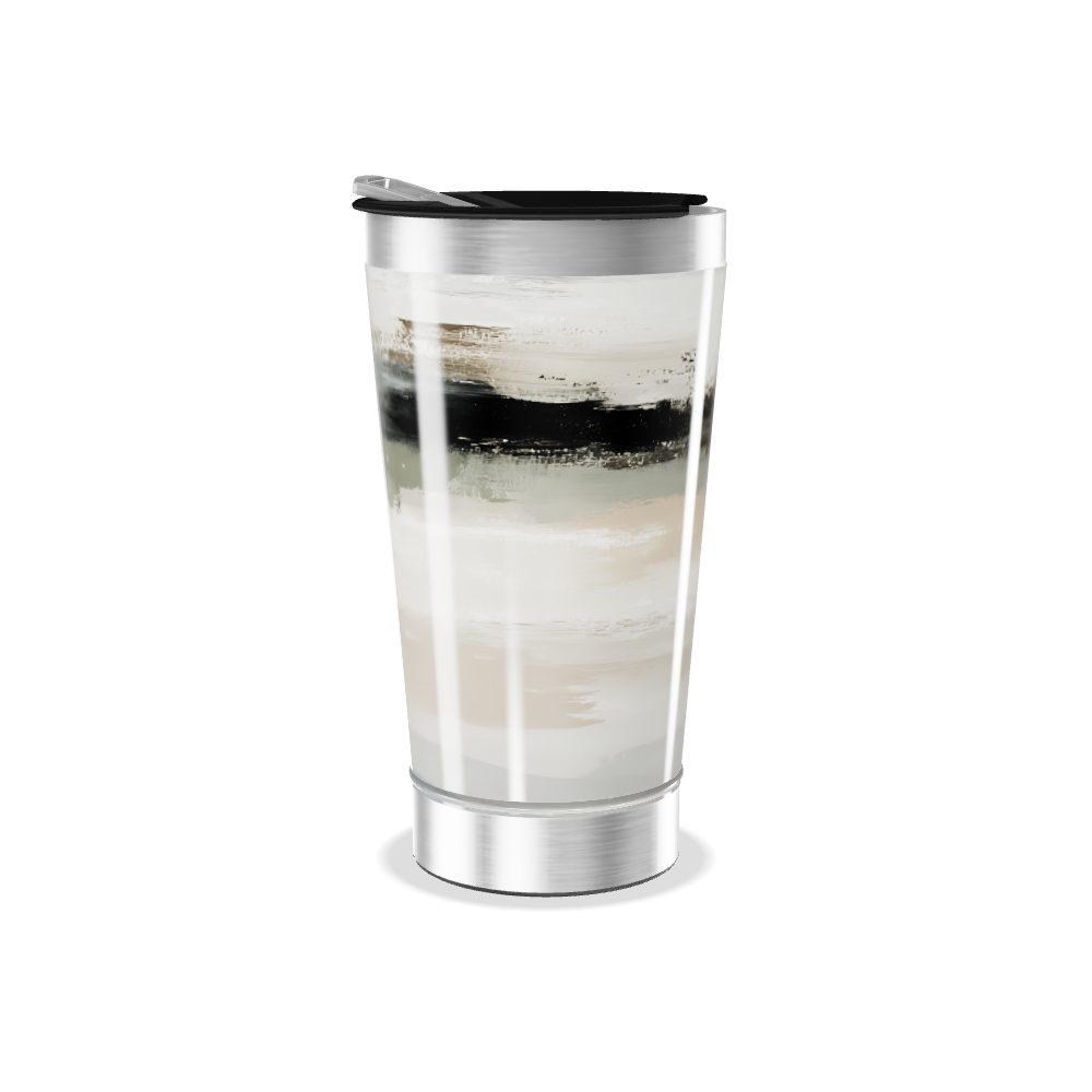 Copo Térmico - Estampa Abstrata Colorida