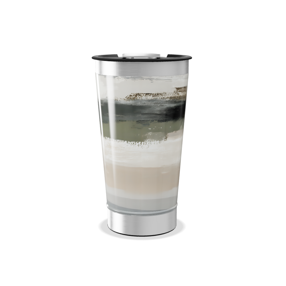 Copo Térmico - Estampa Abstrata Colorida