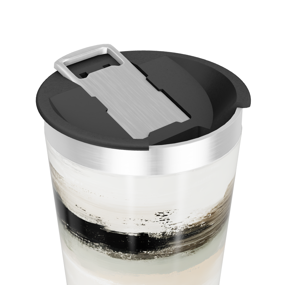 Copo Térmico - Estampa Abstrata Colorida