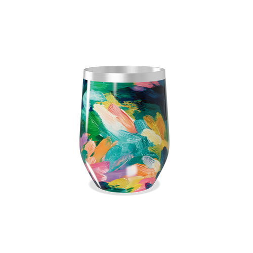 Copo Térmico Slim - Estampa Colorida Abstrata