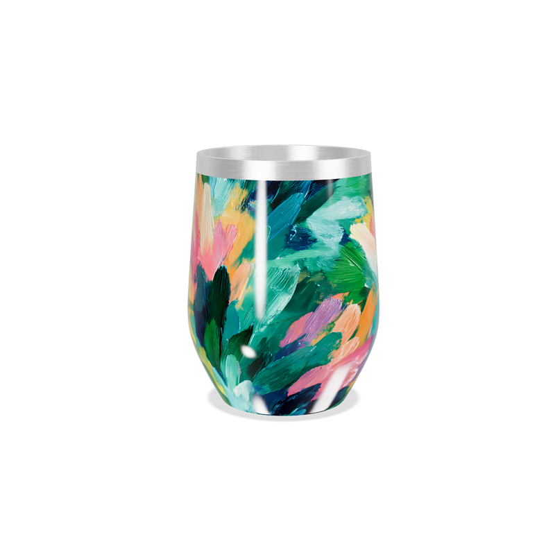 Copo Térmico Slim - Estampa Colorida Abstrata