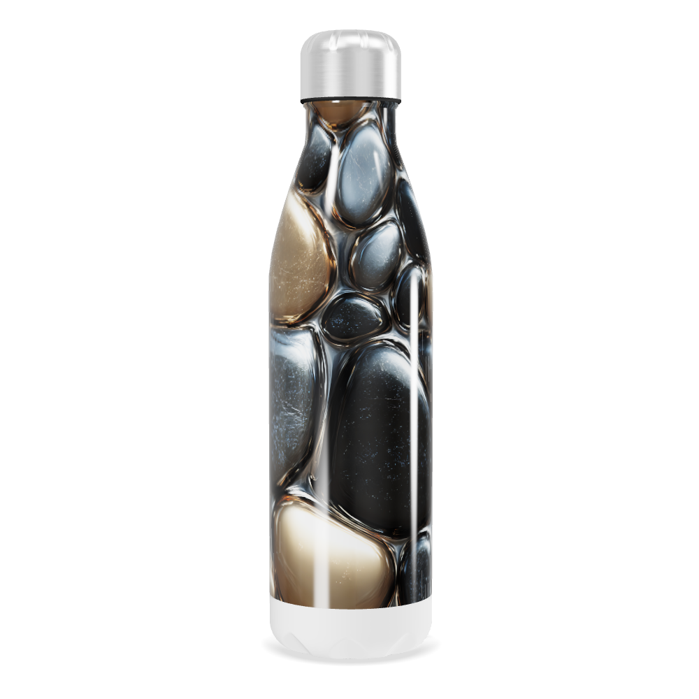 Garrafa Inox - Estampa Pedras 500ml