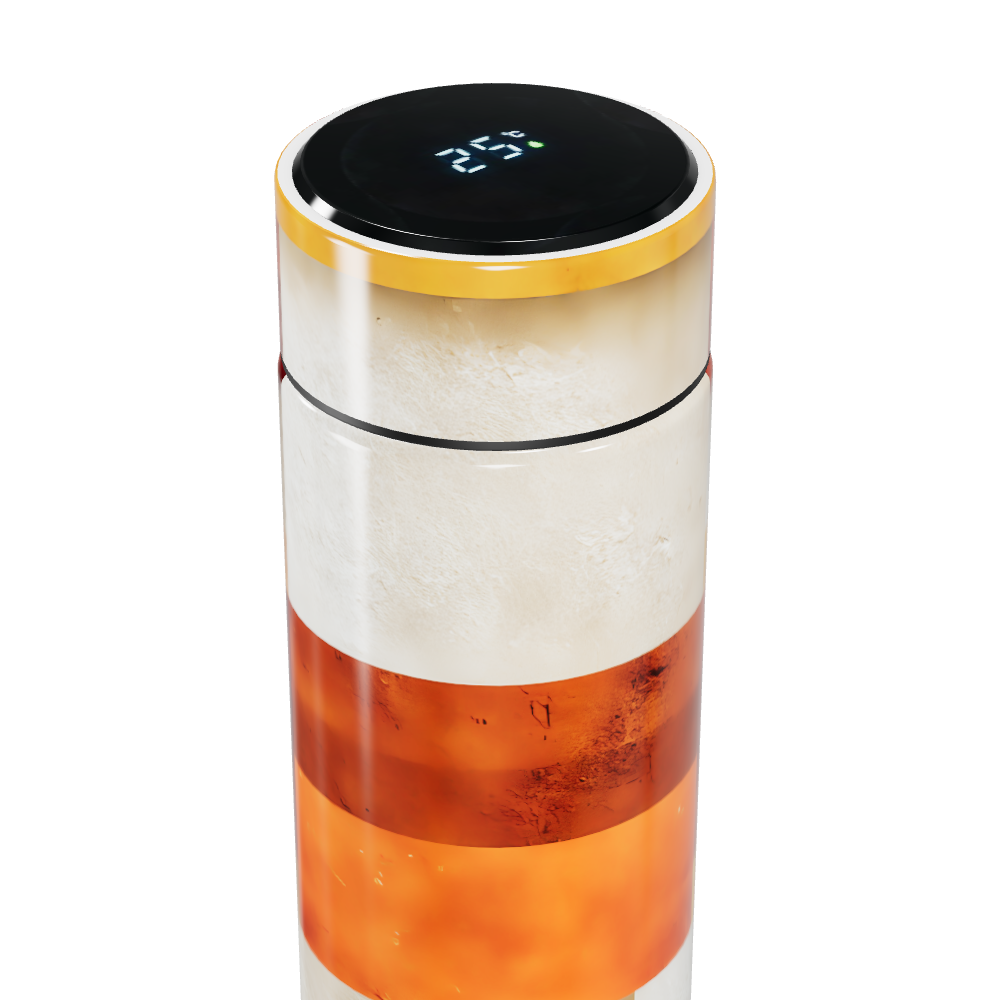 Garrafa Térmica Touch - Estampa Listrada Colorida