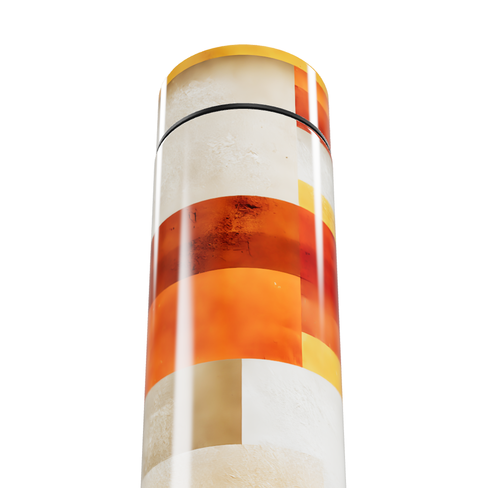 Garrafa Térmica Touch - Estampa Listrada Colorida