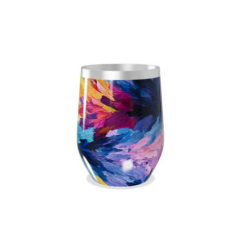 Copo Térmico Slim - Estampa Colorida Aço Inox