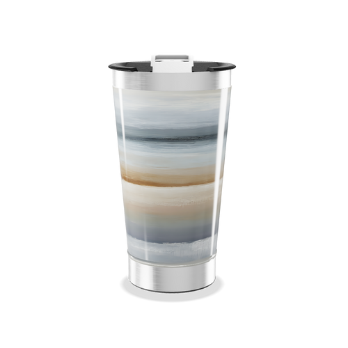 Copo Térmico - Listras Coloridas Aço Inox