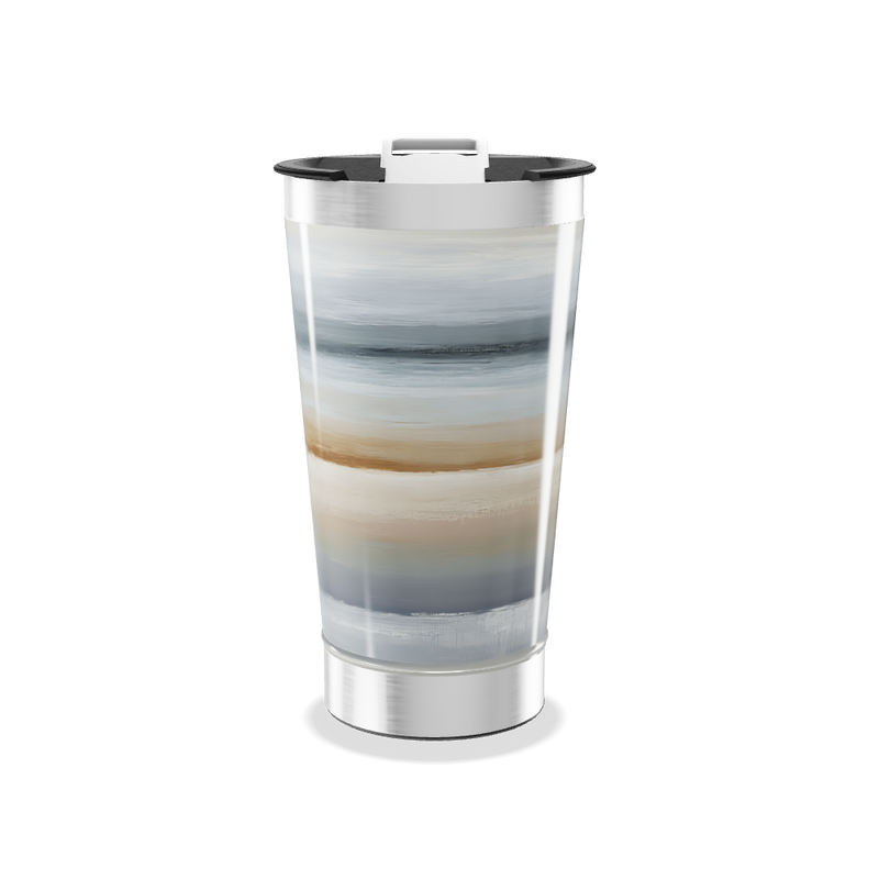 Copo Térmico - Listras Coloridas Aço Inox