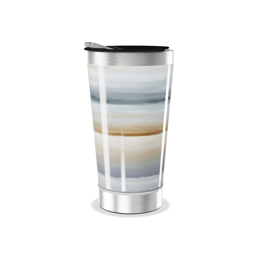 Copo Térmico - Listras Coloridas Aço Inox