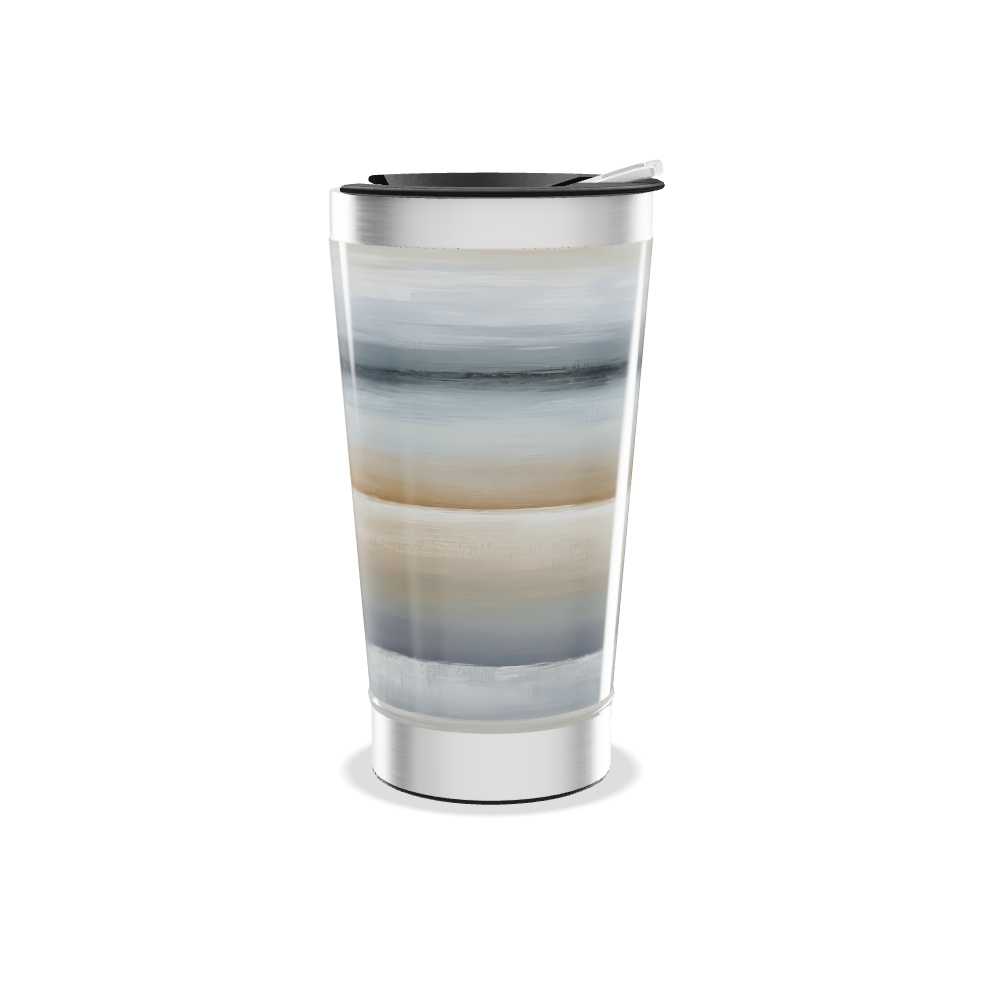 Copo Térmico - Listras Coloridas Aço Inox