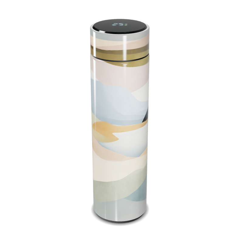 Garrafa Térmica Touch - Estampa Abstrata Colorida