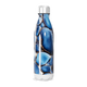 Garrafa Inox - Azul com Estampa Abstrata