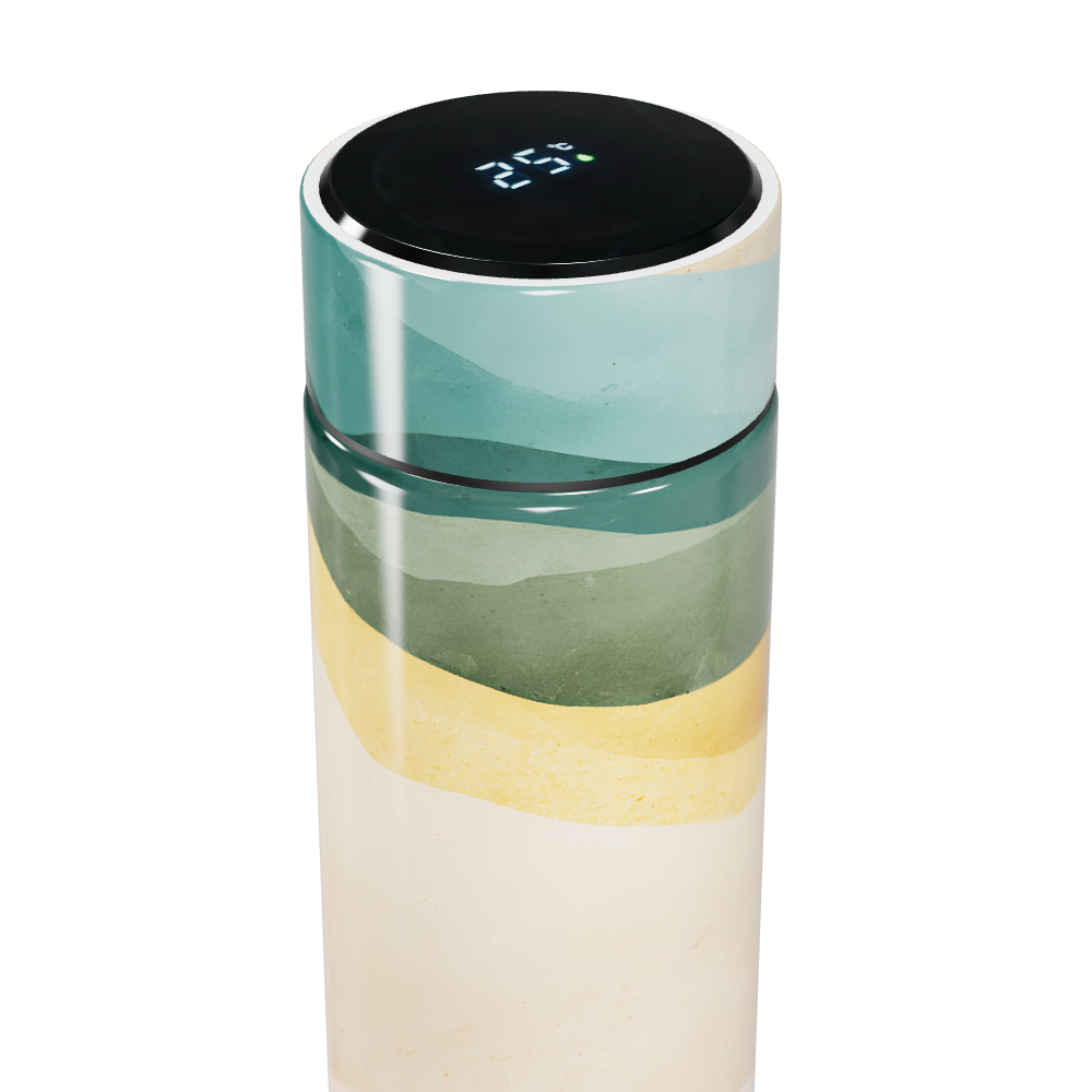 Garrafa Térmica Touch - Multicolorida com Listras