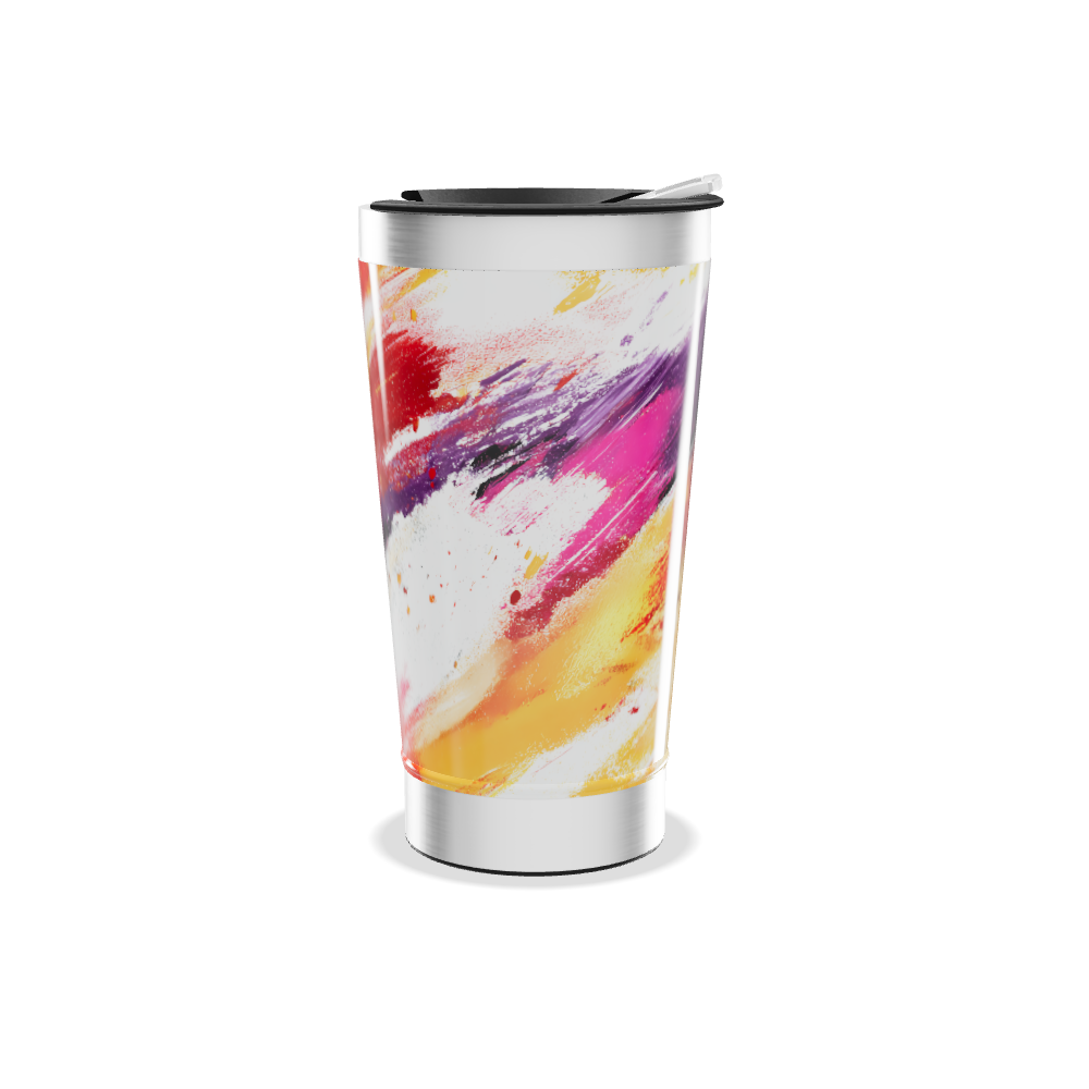 Copo Térmico - Estampa Colorida Aço Inox