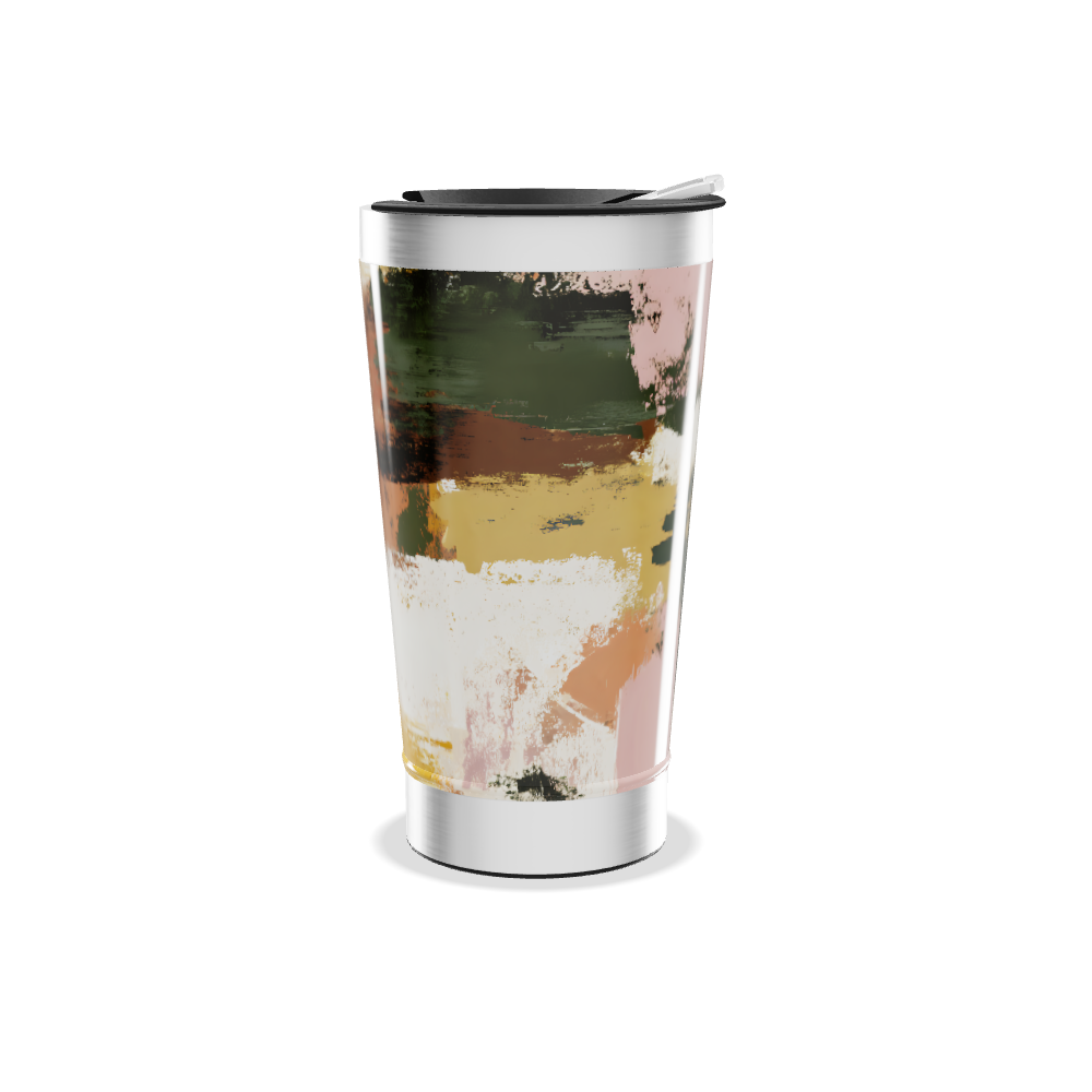 Copo Térmico - Estampa Abstrata Colorida