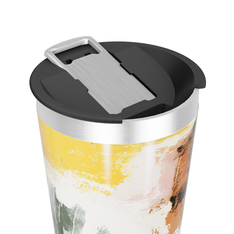 Copo Térmico - Estampa Abstrata Colorida