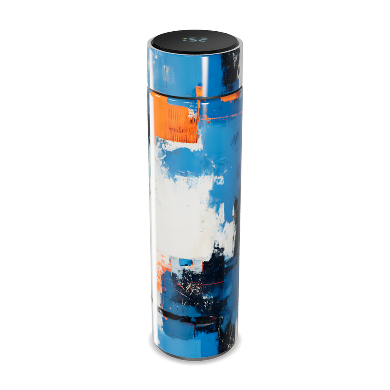 Garrafa Térmica Touch Pintura Azul