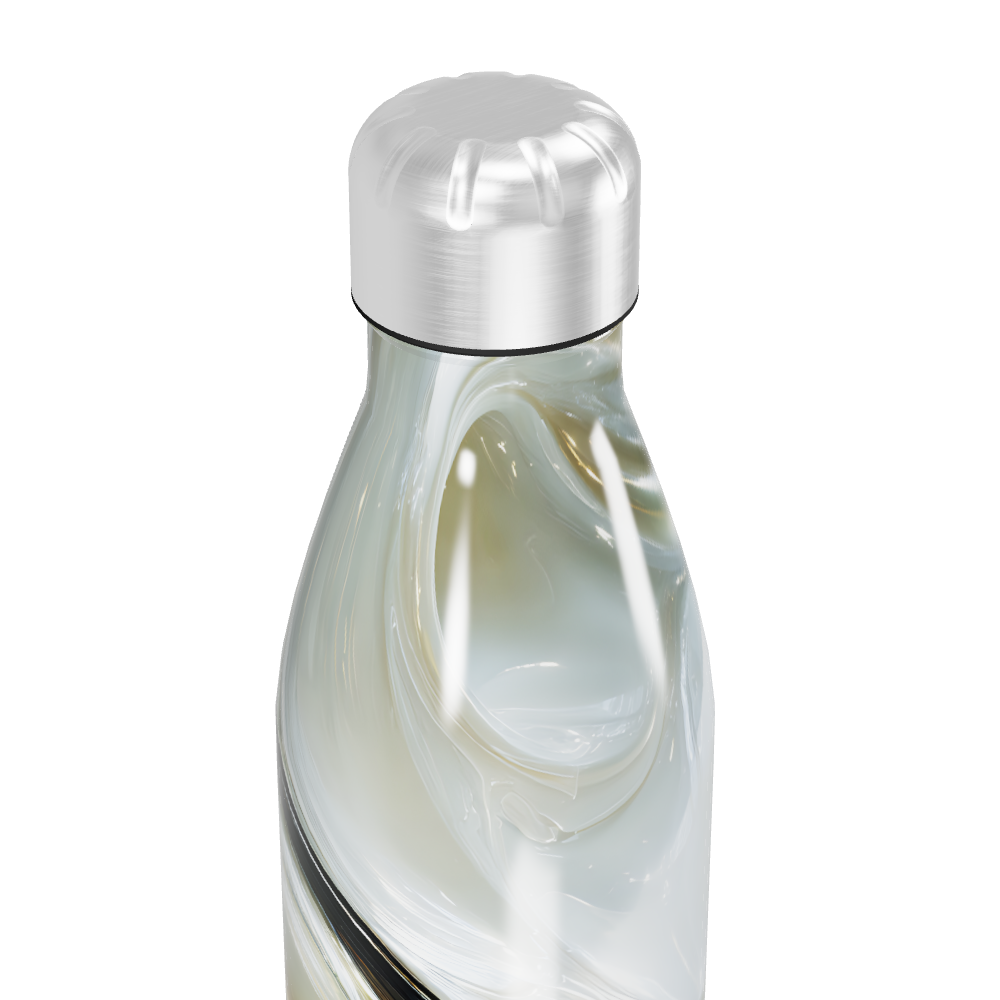 Garrafa Inox - Marmorizada Branca