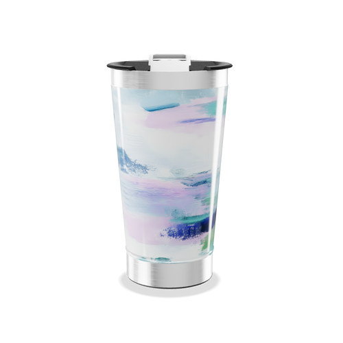 Copo Térmico - Estampa Aquarela Colorida