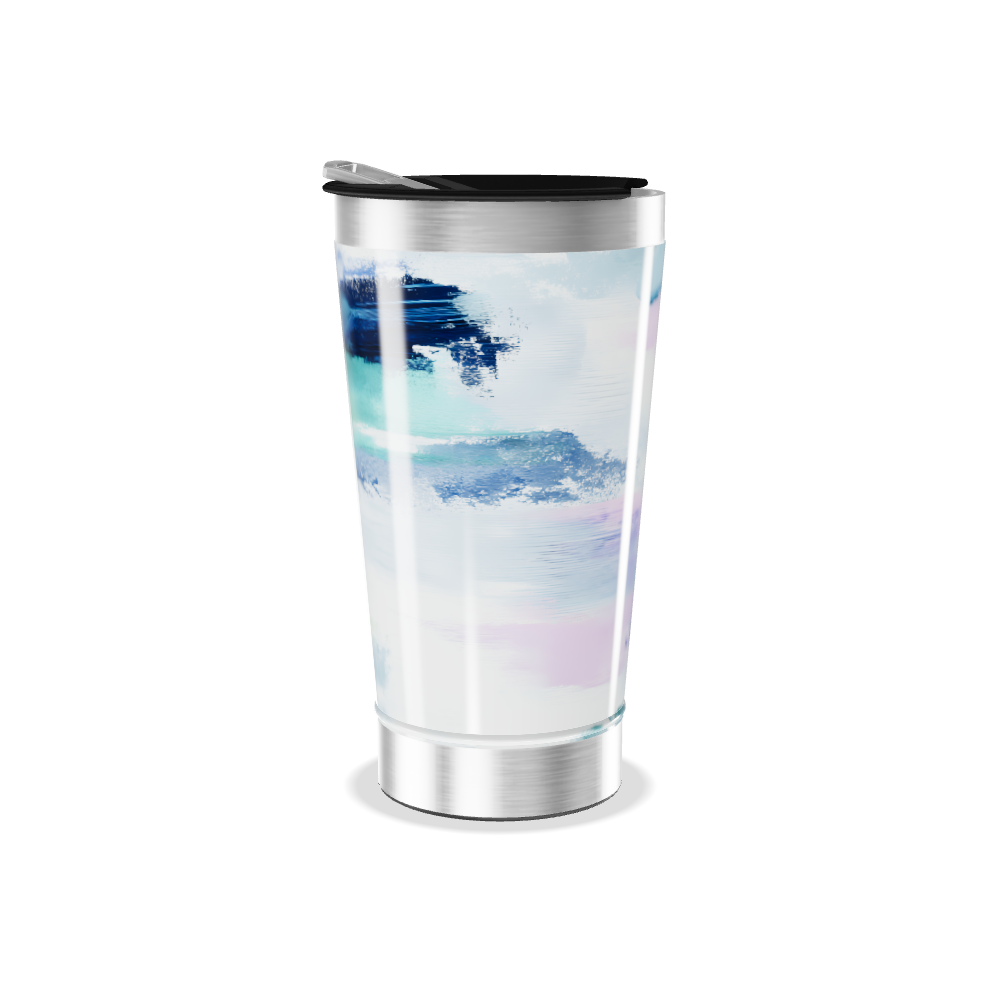 Copo Térmico - Estampa Aquarela Colorida