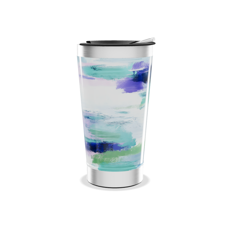 Copo Térmico - Estampa Aquarela Colorida