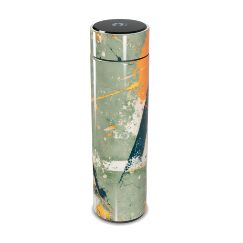 Garrafa Térmica Touch Pintura Abstrata