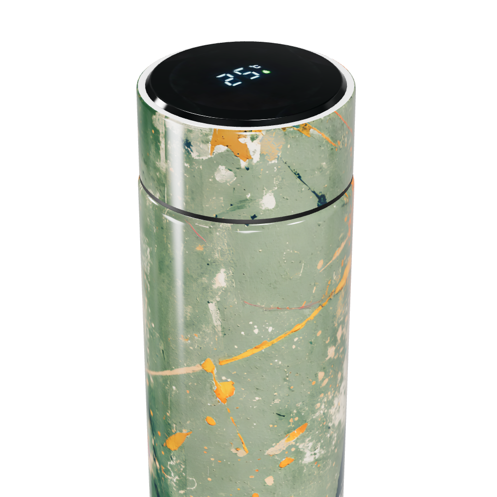 Garrafa Térmica Touch Pintura Abstrata