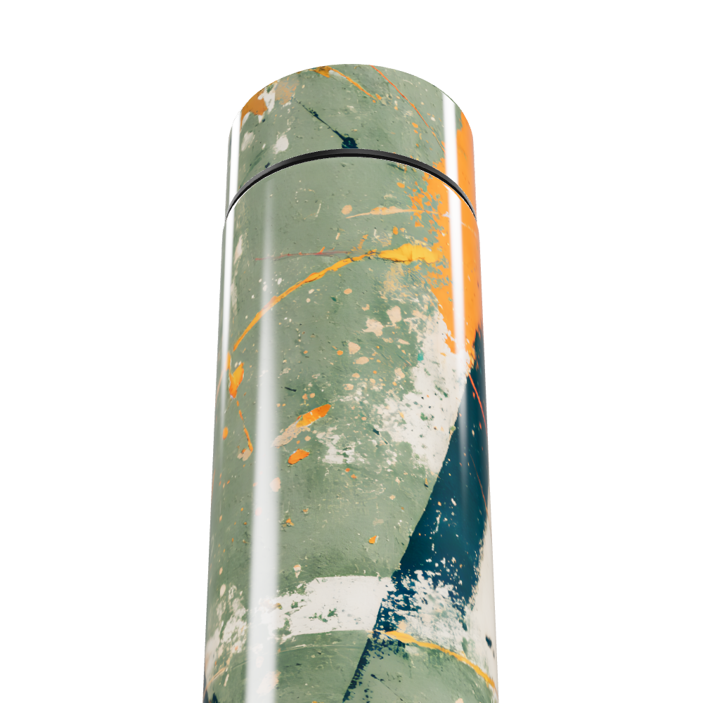 Garrafa Térmica Touch Pintura Abstrata