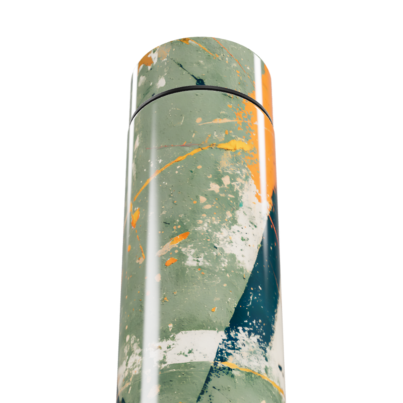 Garrafa Térmica Touch Pintura Abstrata