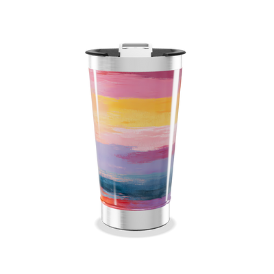 Copo Térmico - Estampa Colorida Aço Inox