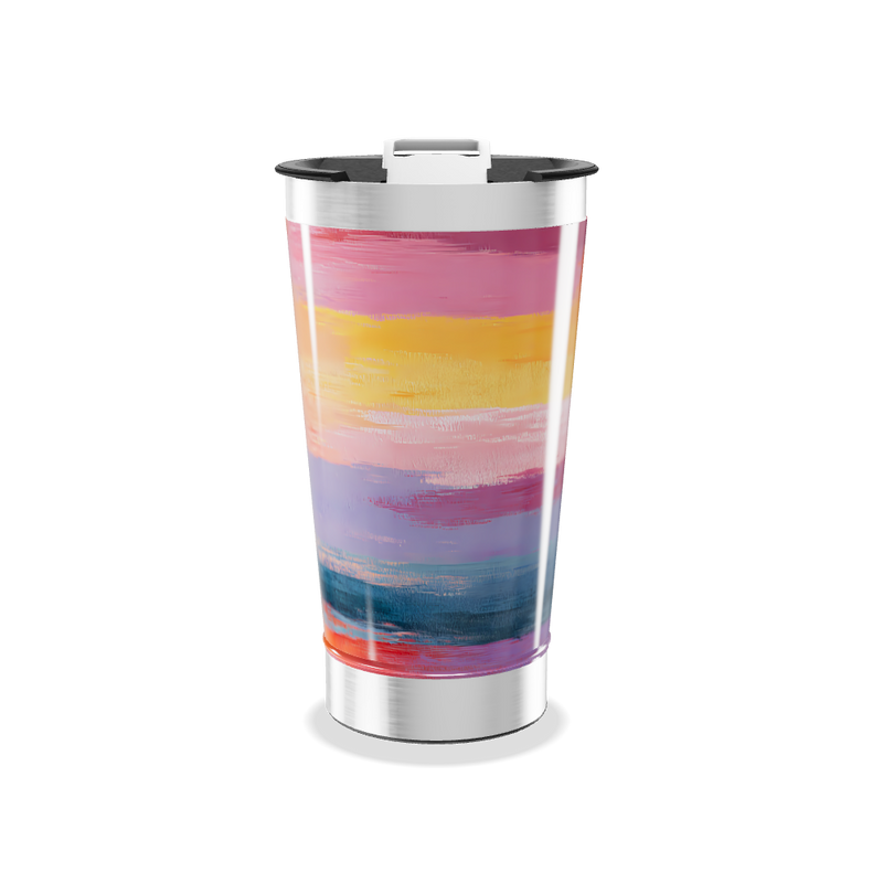 Copo Térmico - Estampa Colorida Aço Inox