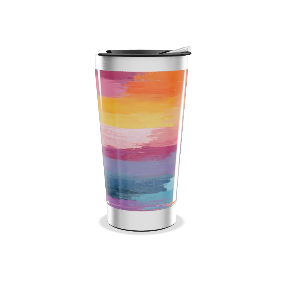 Copo Térmico - Estampa Colorida Aço Inox