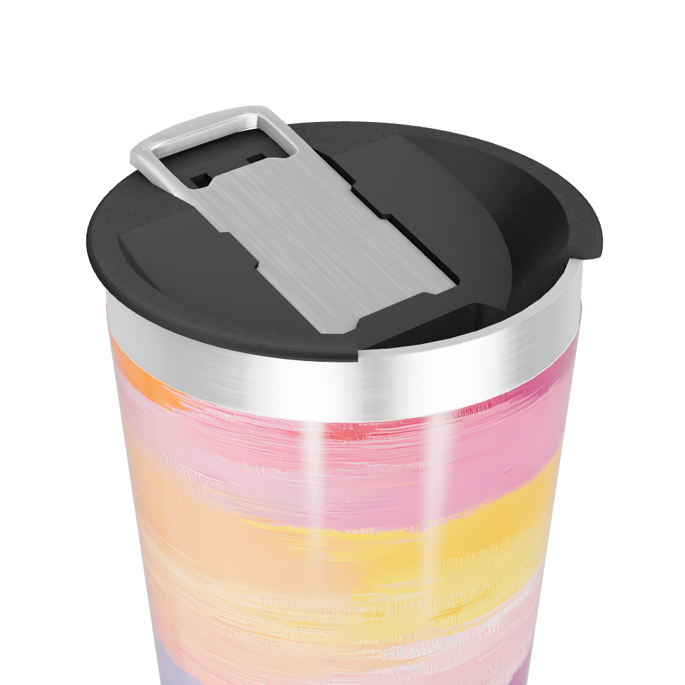 Copo Térmico - Estampa Colorida Aço Inox