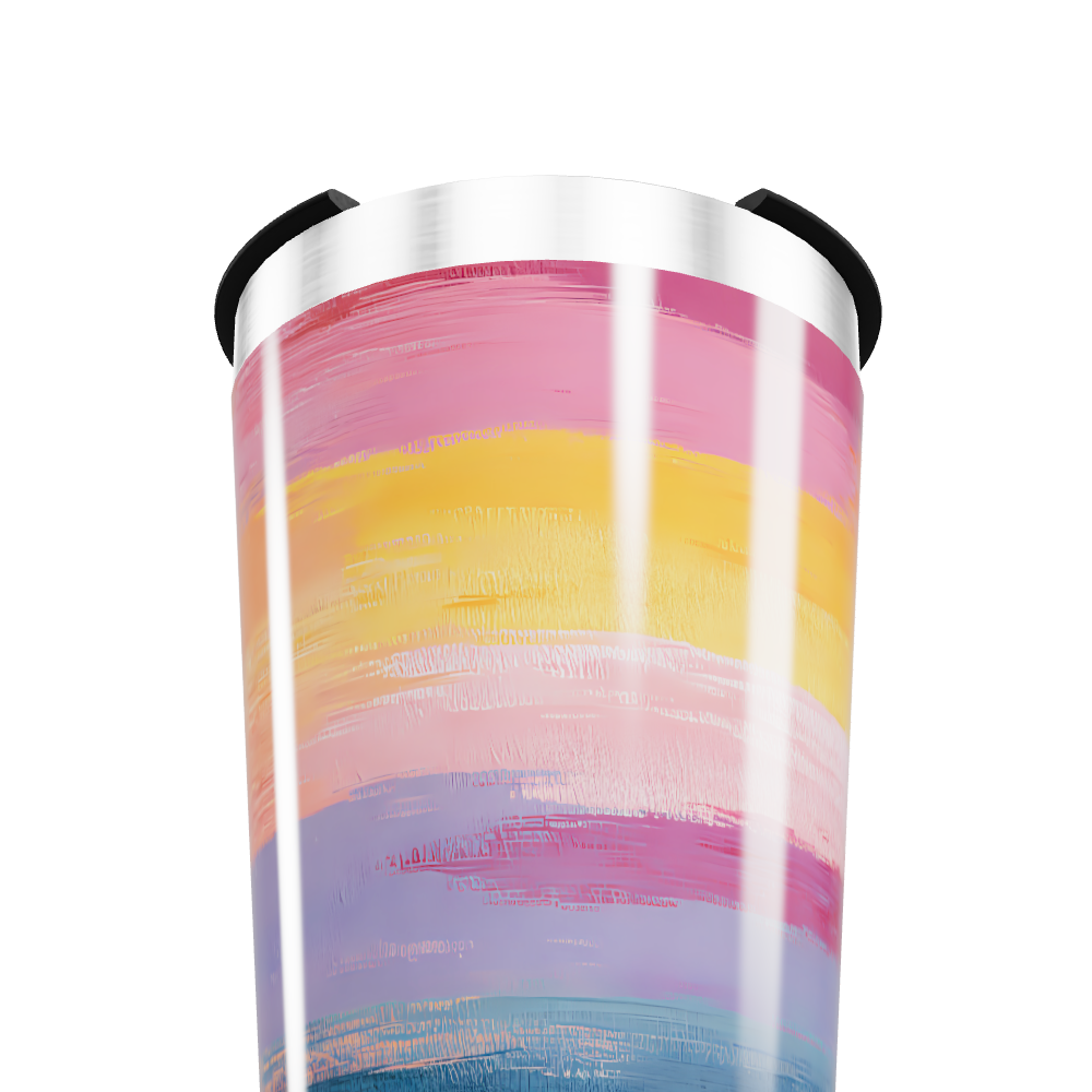 Copo Térmico - Estampa Colorida Aço Inox