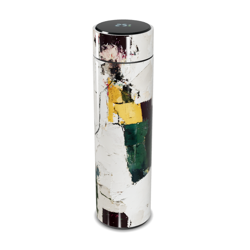 Garrafa Térmica Touch - Estampa Abstrata Colorida