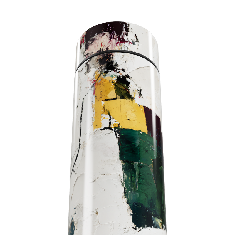 Garrafa Térmica Touch - Estampa Abstrata Colorida