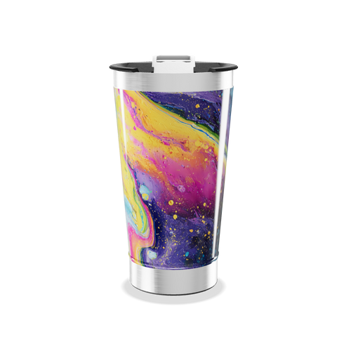 Copo Térmico - Estampa Colorida Aço Inox