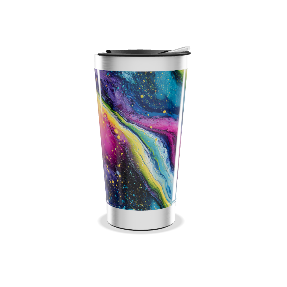 Copo Térmico - Estampa Colorida Aço Inox