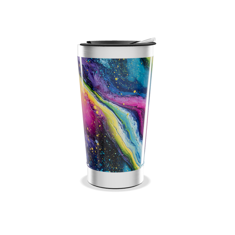 Copo Térmico - Estampa Colorida Aço Inox