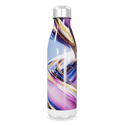 Garrafa Inox - Estampa Colorida Abstrata