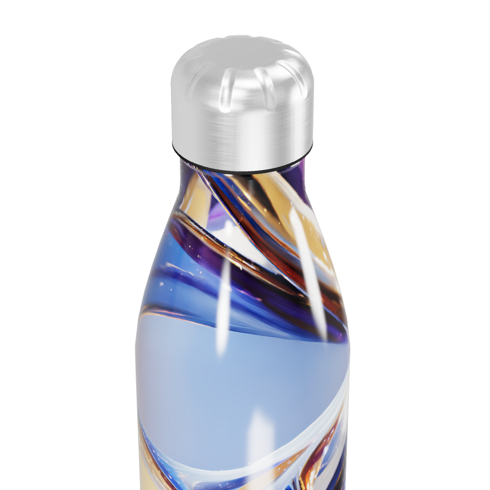 Garrafa Inox - Estampa Colorida Abstrata
