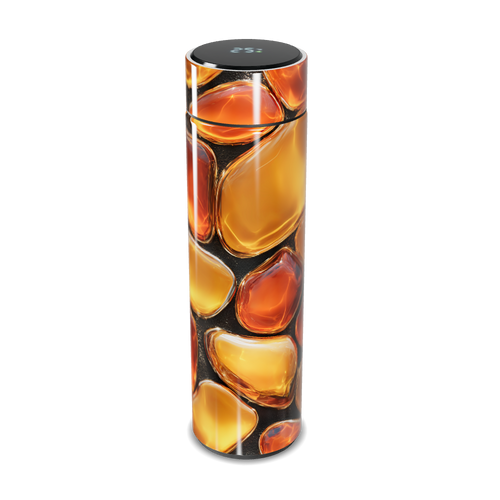 Garrafa Térmica Touch - Pedras Âmbar Digital