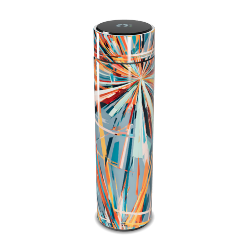 Garrafa Térmica Touch - Estampa Colorida Abstrata