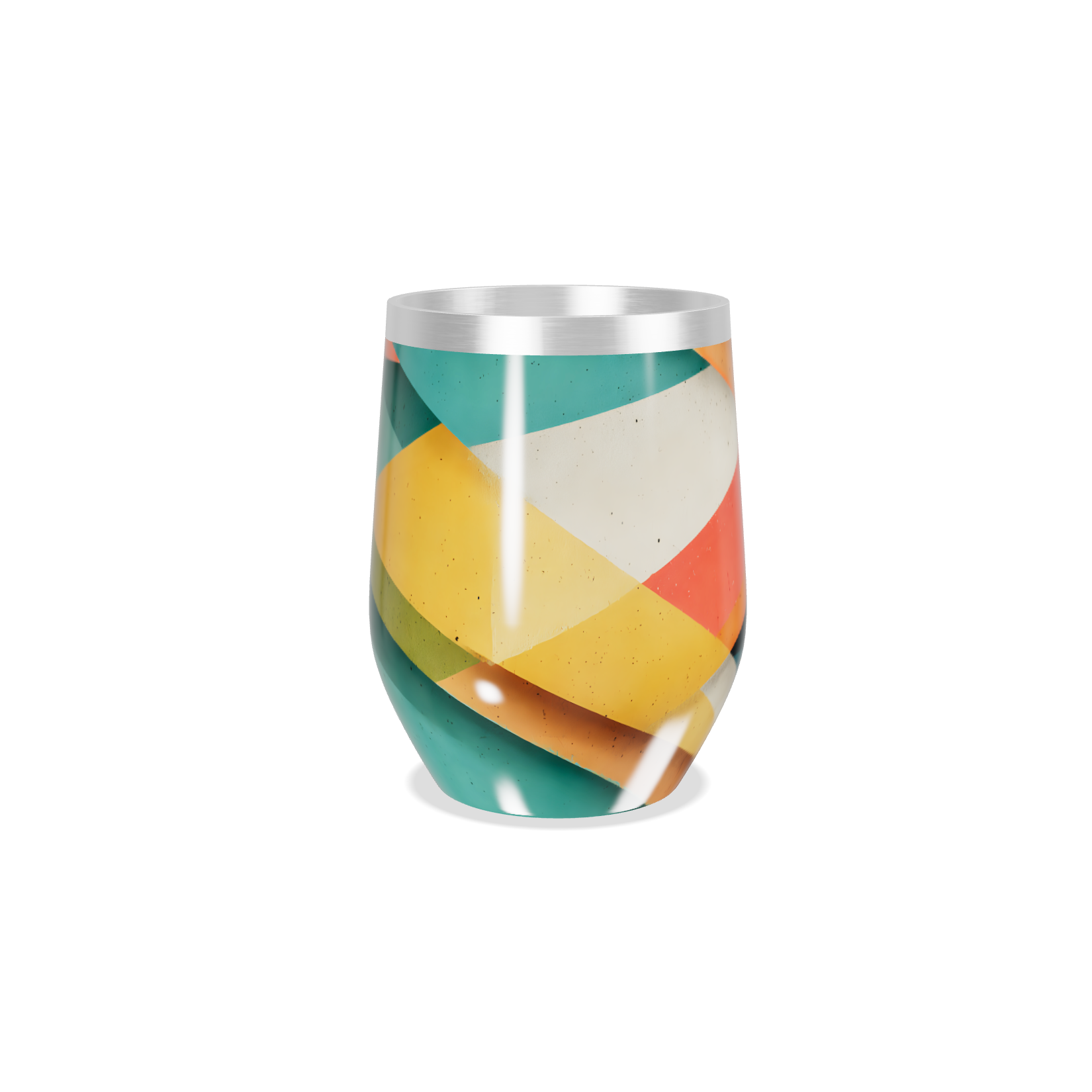 Copo Térmico Slim - Colorido com Listras