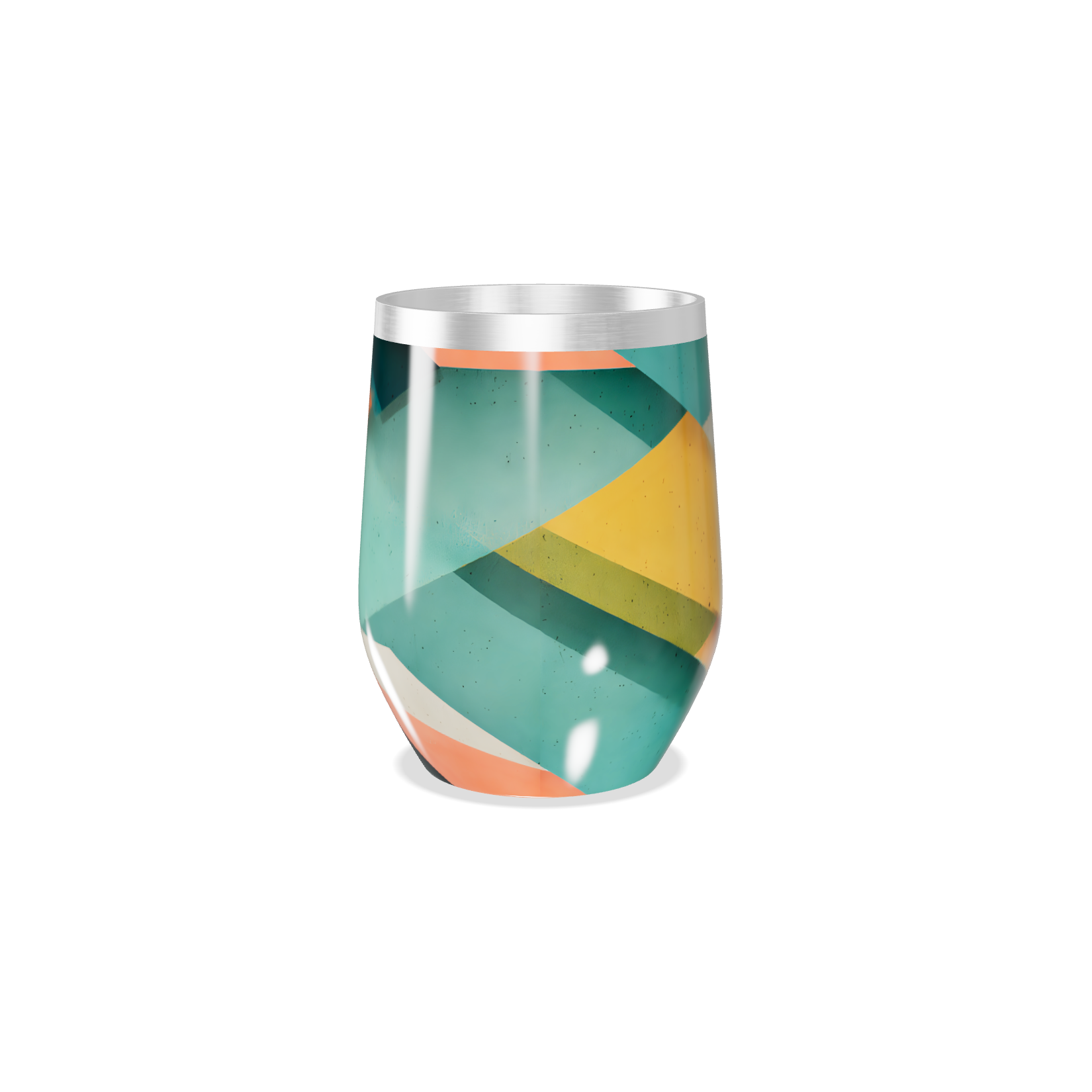 Copo Térmico Slim - Colorido com Listras