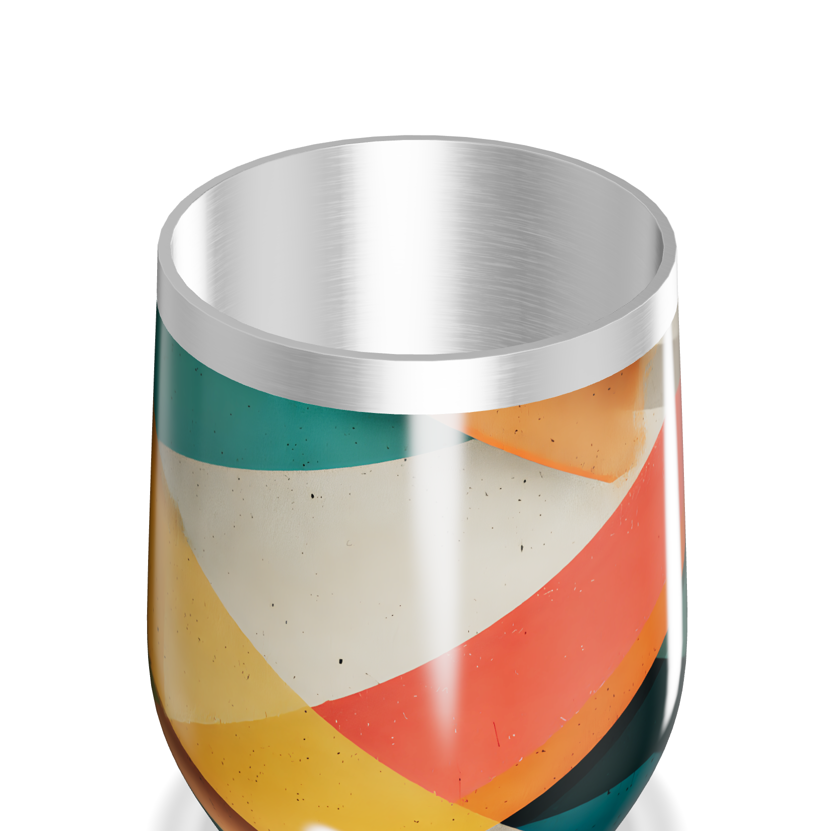 Copo Térmico Slim - Colorido com Listras