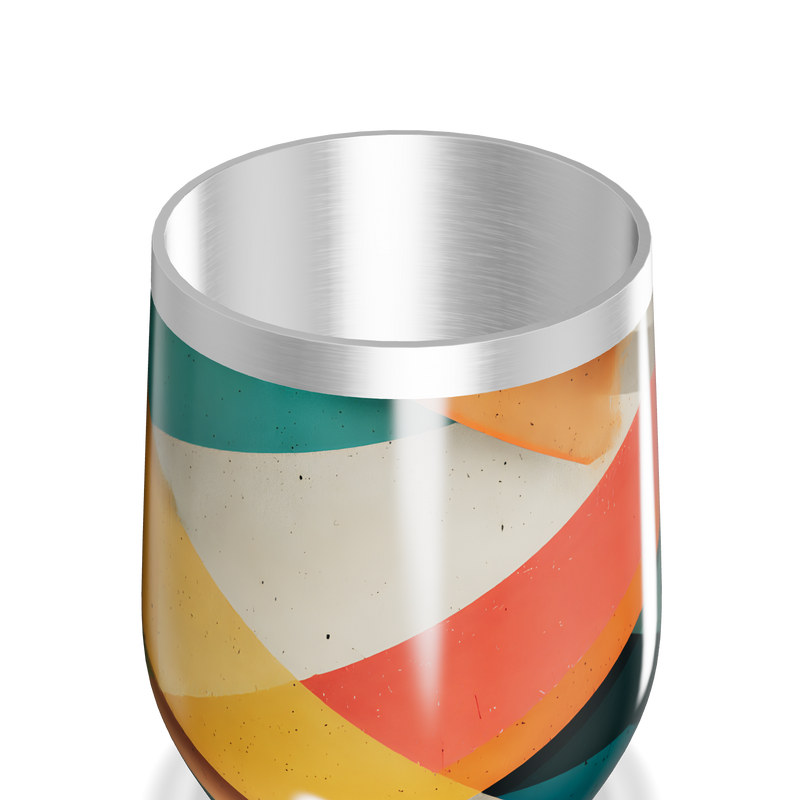 Copo Térmico Slim - Colorido com Listras