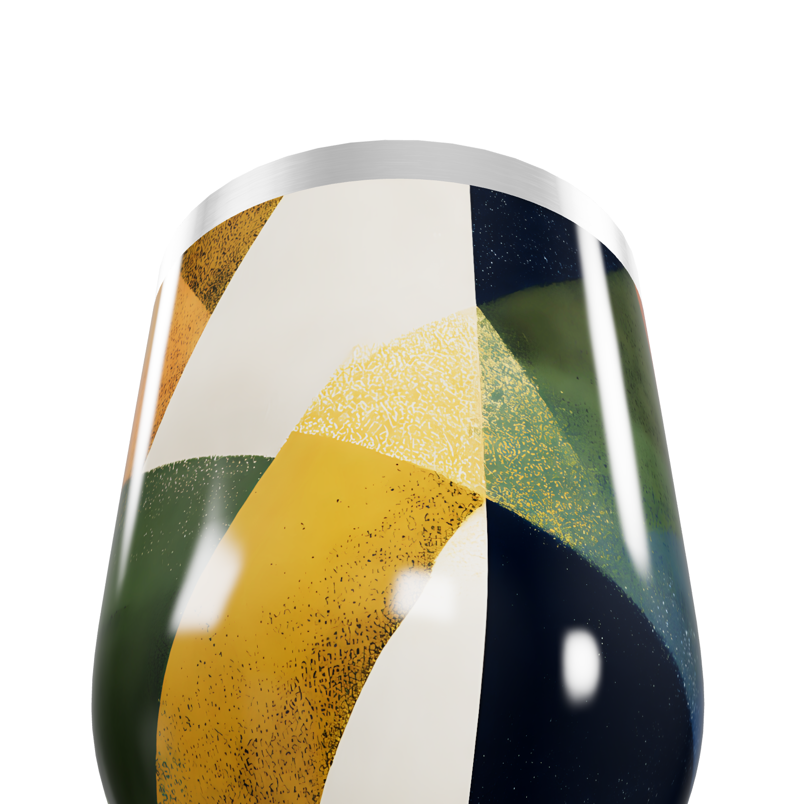 Copo Térmico Slim - Geométrico Colorido Inox