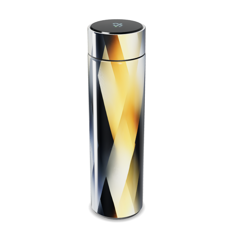 Garrafa Térmica Touch - Inox com Estampa Geométrica