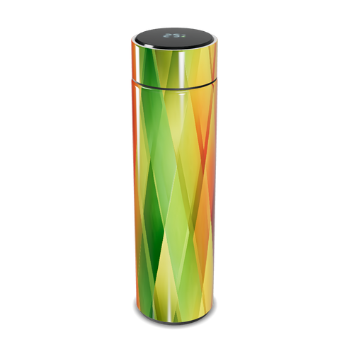 Garrafa Térmica Touch - Estampada Geométrica Colorida