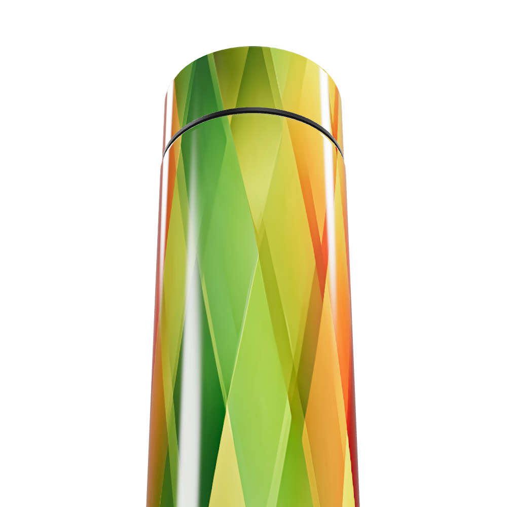 Garrafa Térmica Touch - Estampada Geométrica Colorida